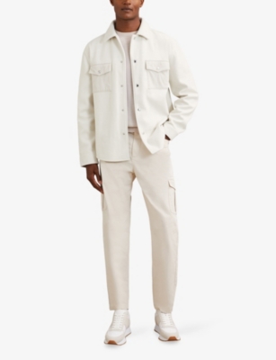 REISS: Scott Cord-Pocket Woven Overshirt