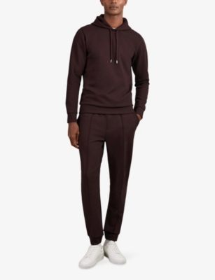 REISS: Fabien Regular-Fit Double-Knit Stretch-Jersey Hoody