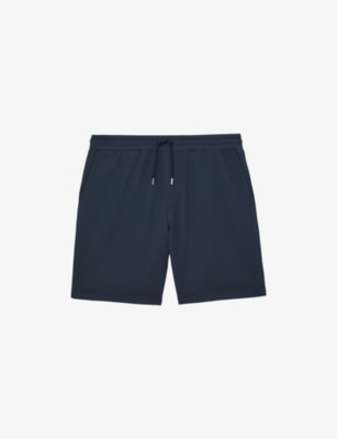 REISS: Angus Textured Stretch-Woven Shorts