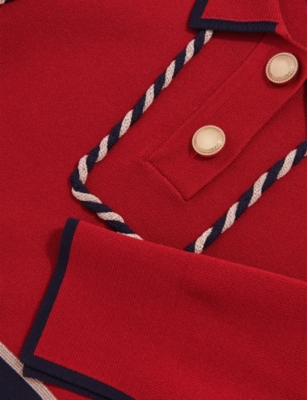 REISS: Freeda Piped Stretch-Knit Dress 13-14 Years