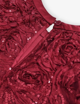 REISS: Dulcie Sequin-Embellished Woven Dress 13-14 Years