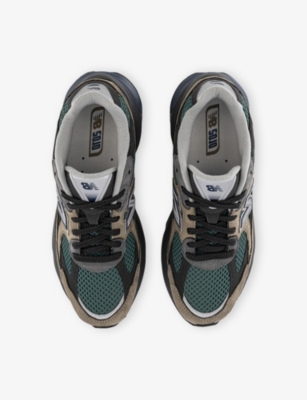 New Balance 2010 Rubber-trimmed Mesh And Suede Sneakers In Gray