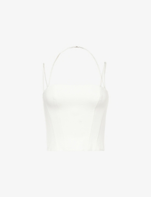 REFORMATION: Elliot Knitted Crop Top