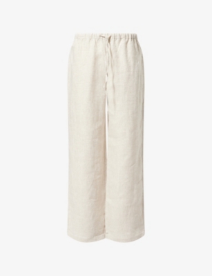 REFORMATION: Olina Drawstring Linen Trousers