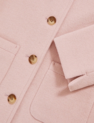 Reiss Pink Mabli Jacket In Pink