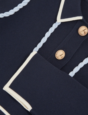 REISS: Freya Piped Knitted Skater Dress 9-13 Years