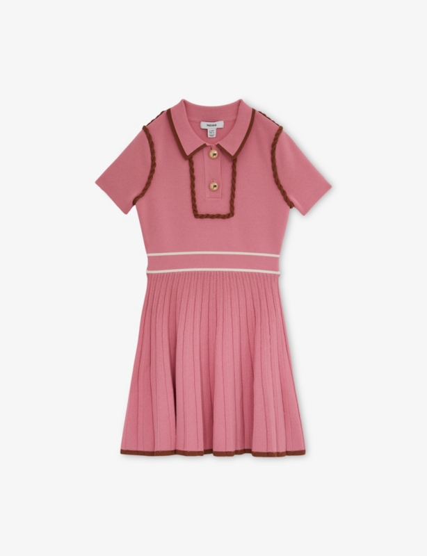 Freeda Piped Knitted Dress 9-13 Years