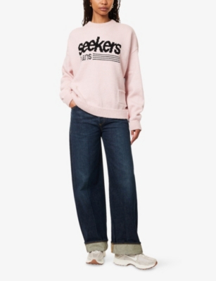 SISTERS & SEEKERS: Binky Brand-Print Knitted Jumper