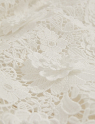 REISS: Melody Guipure-Lace Midi Dress 4-9 Years