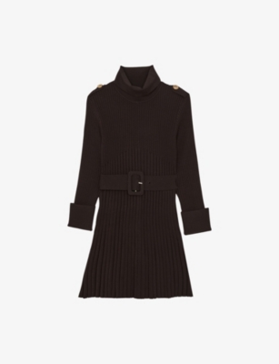 REISS: Vinnie Roll-Neck Knitted Dress 3-9 Years