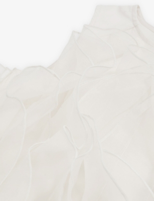 Reiss Ivory Dress In White