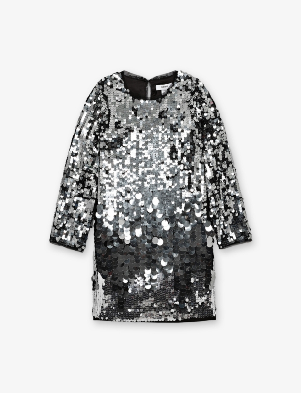 Hattie Sequin-Embellished Woven Mini Dress 9-13 Years