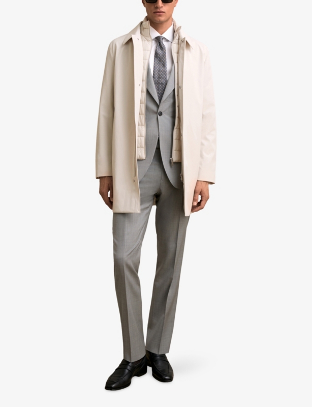 Logan Side-Pocket Stretch-Woven Coat