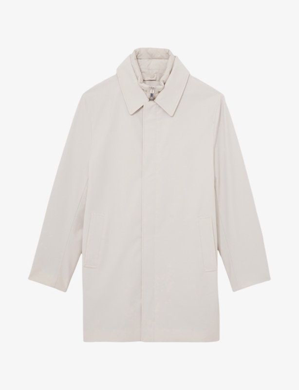 Logan Side-Pocket Stretch-Woven Coat