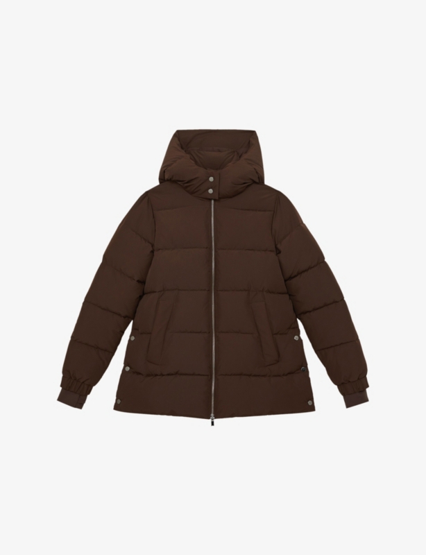 Fee Short Hooded Puffer Coat