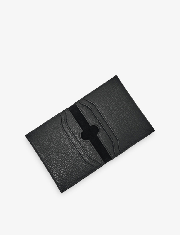 Hilton Logo-Embossed Leather Card Holder