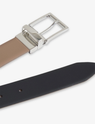 REISS: Ricky Reversible Leather Belt