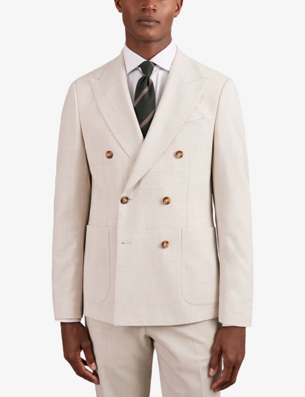 Sante Striped Wool and Silk Tie