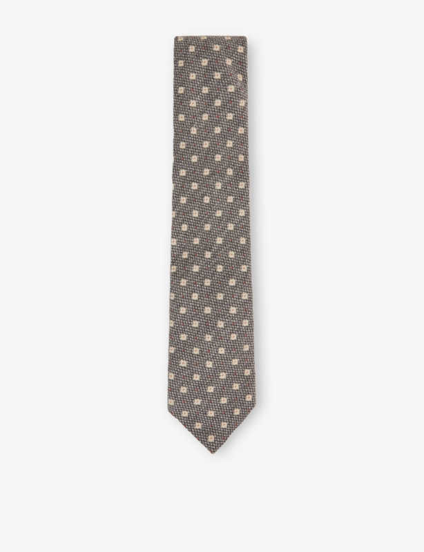 Tullio Floral-Print Wool and Silk Tie