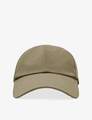 Reiss Mens Sage Green Paxton Logo-embroidered Nylon Baseball Cap