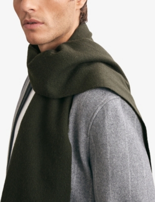 REISS: Picton Wool And Cashmere-Blend Scarf