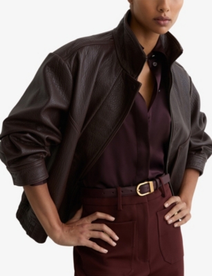 REISS: Hazel Leather Belt