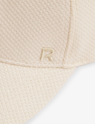 Reiss Womens Neutral Cassie Woven Baseball Cap In Neutral