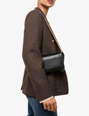 REISS: Talia Leather Cross-Body Bag