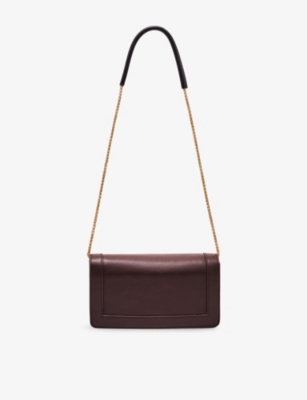 REISS: Talia Leather Cross-Body Bag