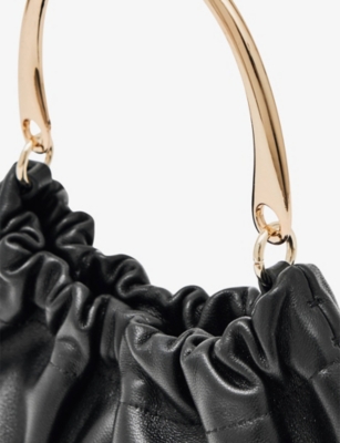 REISS: Millie Leather Clutch