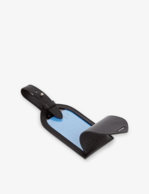 SMYTHSON: Smythson x Thomas Lélu Panama Leather Luggage Tag