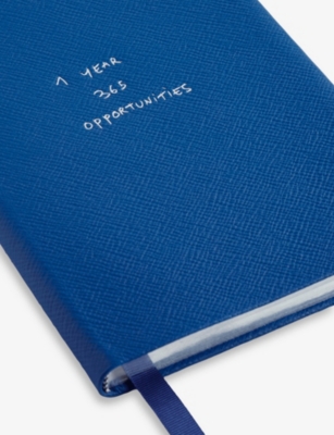 SMYTHSON: Smythson x Thomas Lelu '365 Opportunities' Soho Leather Notebook
