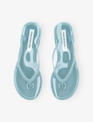 Christopher Esber Jo Thong Sandals In Blue