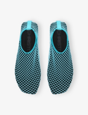 Christopher Esber Mesh Water Ballet Flats In Blue