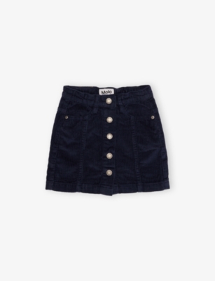 MOLO: Bera Cotton-Velvet Mini Skirt 3-12 Years