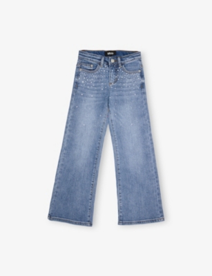 MOLO: Asta Embellished Stretch-Denim Jeans