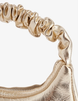 Molo Gold June Top-handle Faux-leather Handbag