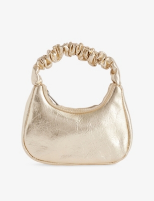 Molo Gold June Top-handle Faux-leather Handbag
