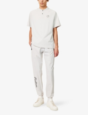 MALBON: Blade Round-Collar Stretch-Woven T-Shirt