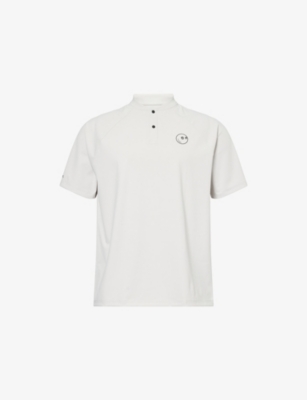 MALBON: Blade Round-Collar Stretch-Woven T-Shirt