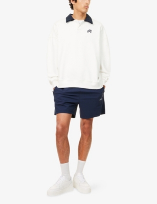 MALBON: Artigianale Embroidered-Logo Cotton-Jersey Sweater