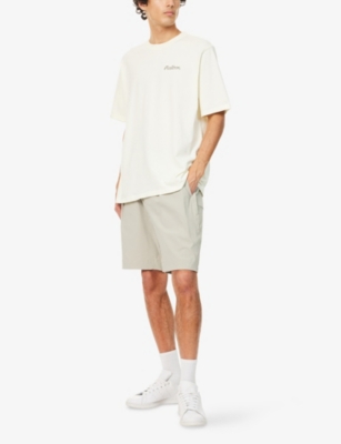 MALBON: Recreation Logo-Print Cotton T-Shirt