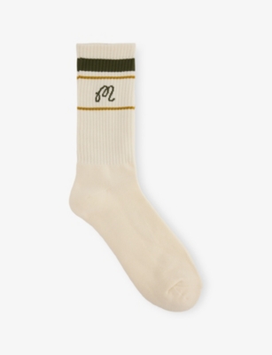 MALBON: Sportiva Stretch-Cotton Golf Socks