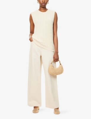 SKALL STUDIO: Willow Wide-Leg Denim Jeans