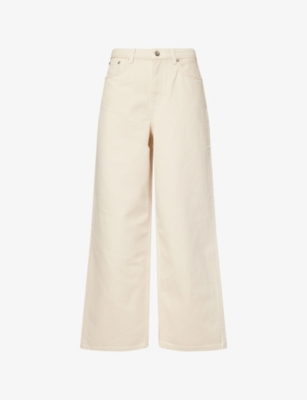 SKALL STUDIO: Willow Wide-Leg Denim Jeans