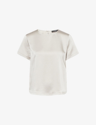 WEEKEND MAX MARA: Gilbert Short-Sleeves Woven Top