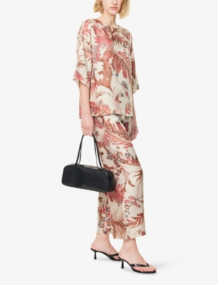 WEEKEND MAX MARA: Filippo Floral-Print Silk Shirt