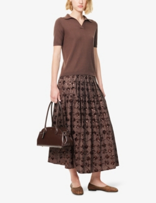 WEEKEND MAX MARA: Roncolo Knitted Silk and Cotton-Blend Polo Shirt