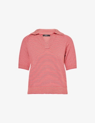 WEEKEND MAX MARA: Junior Striped Cotton-Knit Top
