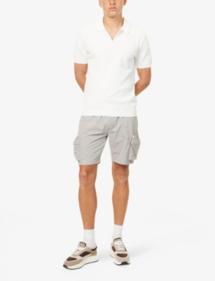 ARNE: 3d Pocket Cargo Drawstring Stretch-Woven Shorts